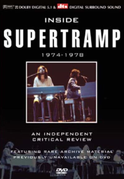 Supertramp: Inside Supertramp 1974-1978 DVD (2004) Supertramp Cert E Pre-Owned Region 2