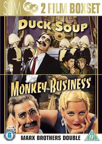Duck Soup/Monkey Business DVD (2006) Groucho Marx, McCarey (DIR) Cert U Pre-Owned Region 2