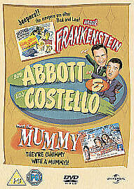 Abbott And Costello: Meet Frankenstein/Meet The Mummy DVD (2012) Bud Abbott, Pre-Owned Region 2