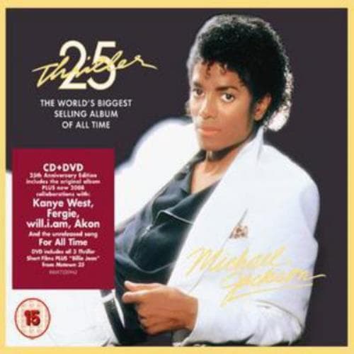 Michael Jackson : Thriller CD 25th Anniversary Album With DVD 2 Discs (2009) Pre-Owned Region 2