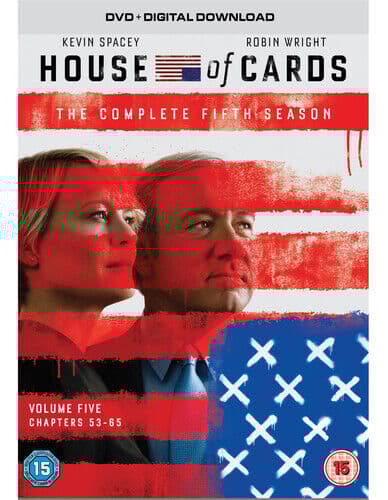 House Of Cards: The Complete Fifth Season DVD Kevin Spacey Cert 15 4 Discs Pre-Owned Region 2