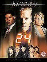24: Seasons 1 And 2 DVD (2003) Kiefer Sutherland, Hopkins (DIR) Cert 15 Pre-Owned Region 2