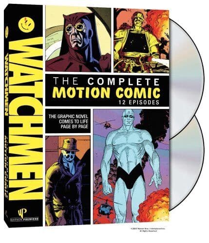 Watchmen: The Complete Motion Comic DVD (2009) Jake Strider Hughes Cert 15 2 Pre-Owned Region 2