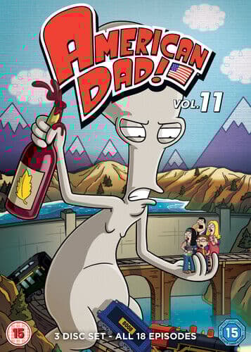 American Dad!: Volume 11 DVD (2016) Seth MacFarlane Cert 15 3 Discs Pre-Owned Region 2