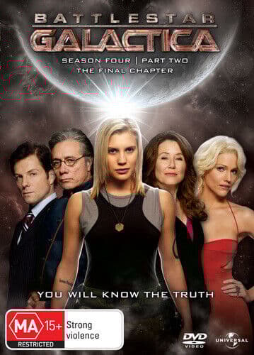Battlestar Galactica: The Final Season DVD (2009) Edward James Olmos 4 Discs Pre-Owned Region 2
