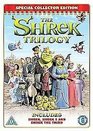 The Shrek Trilogy DVD (2007) Andrew Adamson Cert U 3 Discs Pre-Owned Region 2