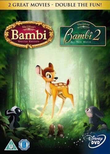 Bambi/Bambi 2 - The Great Prince Of The Forest DVD (2006) Brian Pimental Cert U Pre-Owned Region 2