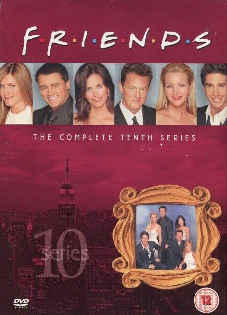 Friends: Series 10 DVD (2004) Jennifer Aniston, Schwimmer (DIR) Cert 12 3 Discs Pre-Owned Region 2
