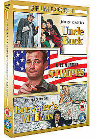 Uncle Buck/Stripes/Brewster’s Millions DVD (2010) John Candy, Hughes (DIR) Cert Pre-Owned Region 2