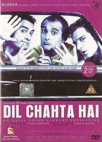 Dil Chahta Hai DVD Aamir Khan, Akhtar (DIR) Cert PG Pre-Owned Region 2