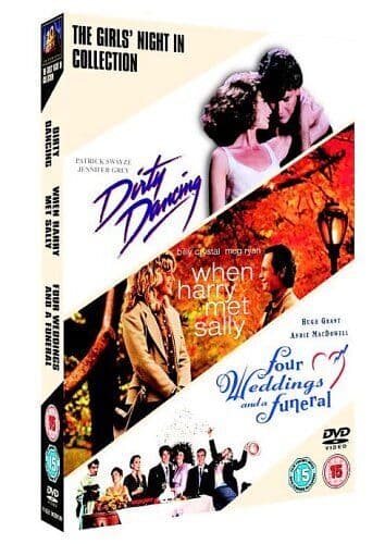 Dirty Dancing/When Harry Met Sally/Four Weddings And A Funeral DVD (2006) Hugh Pre-Owned Region 2
