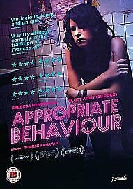 Appropriate Behavior DVD (2015) Desiree Akhavan Cert 15 Pre-Owned Region 2