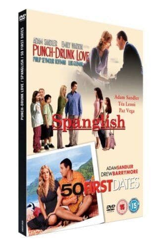 50 First Dates/Punch-drunk Love/Spanglish DVD (2007) Adam Sandler, Segal (DIR) Pre-Owned Region 2