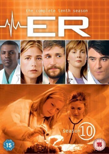 ER: The Complete Tenth Season DVD (2008) Noah Wyle Cert 15 6 Discs Pre-Owned Region 2