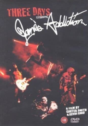 Jane’s Addiction: 3 Days DVD (2003) Jane’s Addiction Cert 18 Pre-Owned Region 2