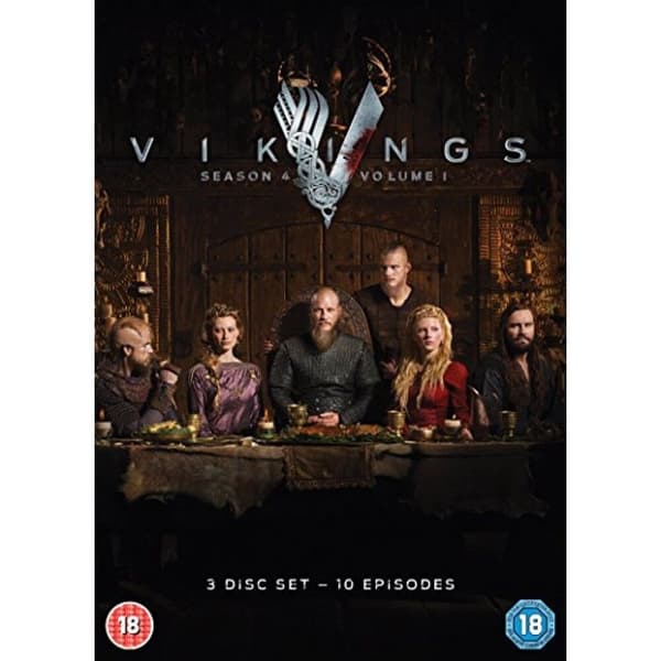Vikings: Season 4 - Volume 1 DVD (2016) Travis Fimmel Cert 18 3 Discs Pre-Owned Region 2