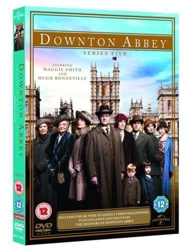 Downton Abbey: Series 5 DVD (2014) Maggie Smith Cert 12 3 Discs Pre-Owned Region 2