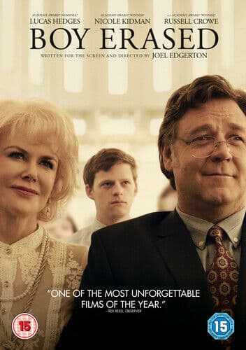 Boy Erased DVD (2019) Lucas Hedges, Edgerton (DIR) Cert 15 Pre-Owned Region 2