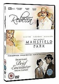 Rebecca/Mansfield Park/Brief Encounter DVD (2008) Emilia Fox, O’Brien (DIR) Pre-Owned Region 2