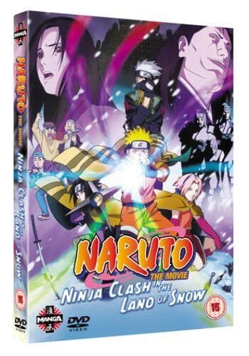 Naruto The Movie: Ninja Clash In The Land Of Snow DVD (2007) Tensai Okamura Pre-Owned Region 2