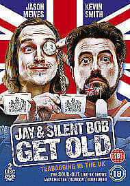 Jay And Silent Bob Get Old - Teabagging In The UK DVD (2012) Kevin Smith Cert Pre-Owned Region 2