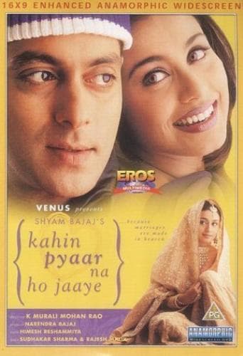 Kahin Pyaar Na Ho Jaaye DVD (2001) K. Muralimohana Rao Cert PG Pre-Owned Region 2