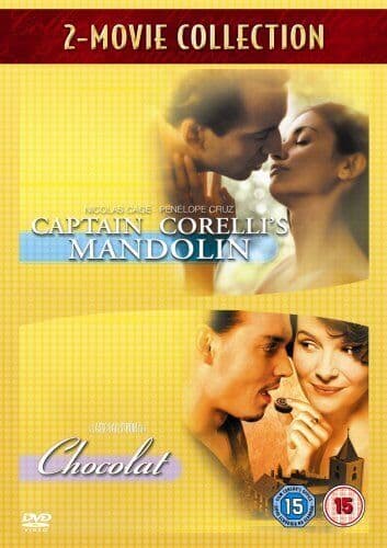 Captain Corelli’s Mandolin/Chocolat DVD (2007) Juliette Binoche, Madden (DIR) Pre-Owned Region 2