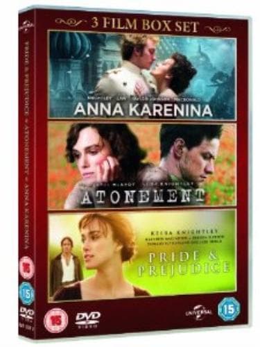 Anna Karenina/Atonement/Pride And Prejudice DVD (2013) Keira Knightley, Wright Pre-Owned Region 2