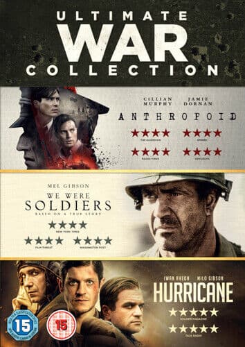 We Were Soldiers/Hurricane/Anthropoid DVD (2019) Iwan Rheon, Ellis (DIR) Cert Pre-Owned Region 2