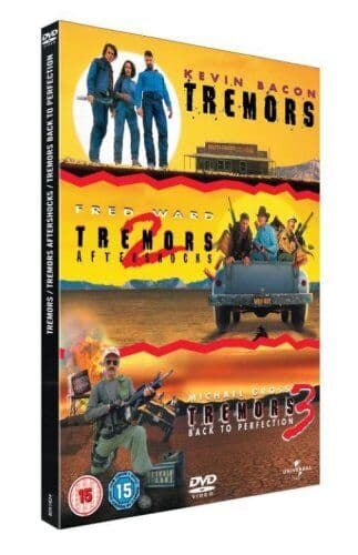Tremors: 1-3 DVD (2007) Kevin Bacon, Underwood (DIR) Cert 15 Pre-Owned Region 2