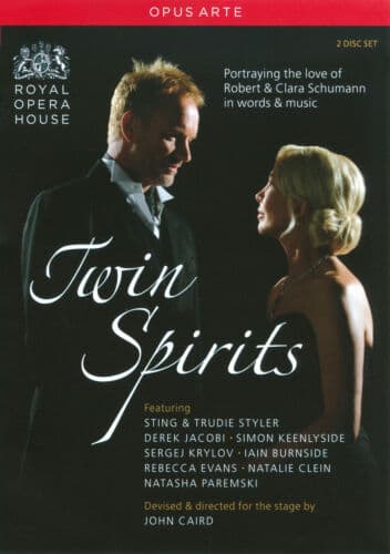 Twin Spirits - Sting Performs Schumann DVD (2009) Sting Cert E 2 Discs Pre-Owned Region 2