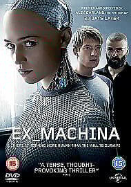Ex Machina DVD (2015) Domhnall Gleeson, Garland (DIR) Cert 15 Pre-Owned Region 2