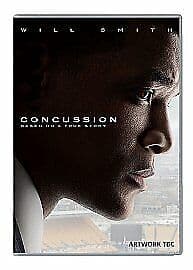 Concussion DVD (2016) Will Smith, Landesman (DIR) Cert 12 Pre-Owned Region 2