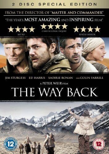 The Way Back DVD (2011) Colin Farrell, Weir (DIR) Cert 12 2 Discs Pre-Owned Region 2