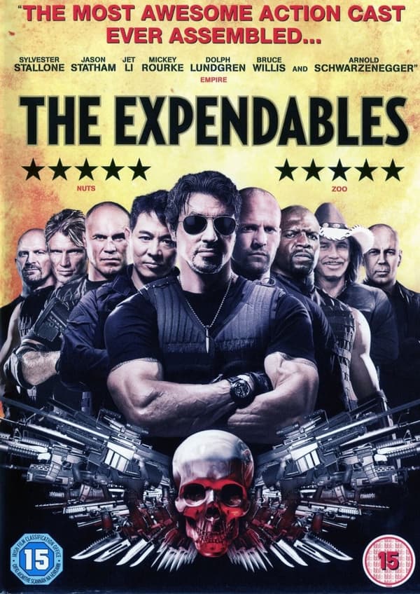 The Expendables DVD (2010) Sylvester Stallone Cert 15 Region 2