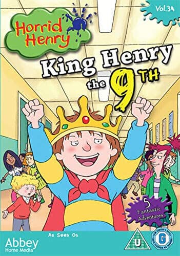 Horrid Henry: King Henry the 9th DVD (2019) Francesca Simon Cert U Region 2