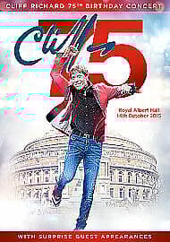 Cliff Richard: 75th Birthday ConCert DVD (2015) Cliff Richard Cert E Region 2
