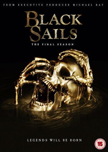 Black Sails: The Final Season DVD (2017) Toby Stephens Cert 15 3 Discs Region 2