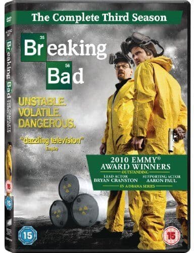 Breaking Bad: Season Three DVD (2012) Bryan Cranston Cert 15 Region 2