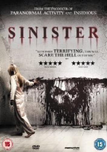 Sinister DVD (2013) Ethan Hawke, Derrickson (DIR) Cert 15 Region 2