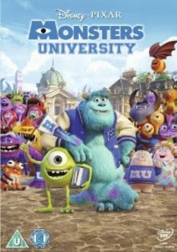 Monsters University DVD (2013) Dan Scanlon Cert U Region 2