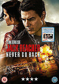Jack Reacher - Never Go Back DVD (2017) Tom Cruise, Zwick (DIR) Cert 12 Region 2