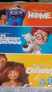 HOME/CROODS/MRPEABODY&SHERMANDVD DVD Region 2