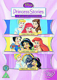 Disney Princess Stories: Volumes 1-3 DVD (2008) Walt Disney Studios Cert U 3 Region 2