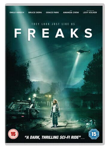 Freaks DVD (2020) Emile Hirsch, Lipovsky (DIR) Cert 15 Region 2
