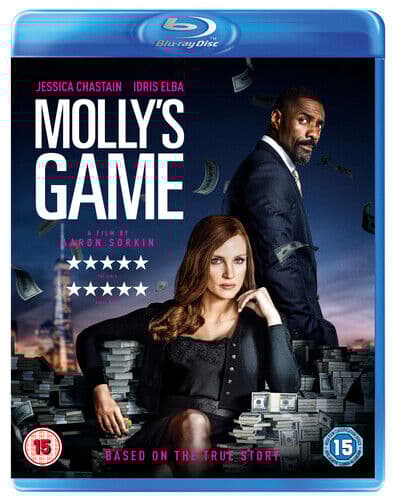 Molly’s Game DVD (2018) Jessica Chastain, Sorkin (DIR) Cert 15 Region 2