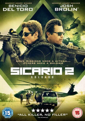 Sicario 2 - Soldado DVD (2018) Josh Brolin, Sollima (DIR) Cert 15 Region 2