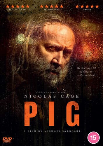 Pig DVD (2021) Nicolas Cage, Sarnoski (DIR) Cert 15 Region 2