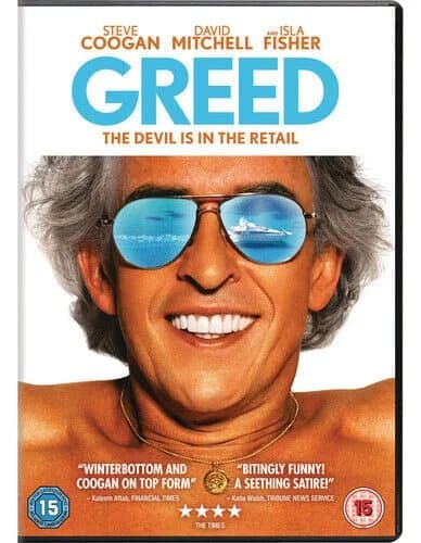 Greed DVD (2020) Steve Coogan, Winterbottom (DIR) Cert 15 Region 2