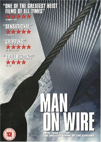 Man On Wire DVD (2008) James Marsh Cert 12 Region 2